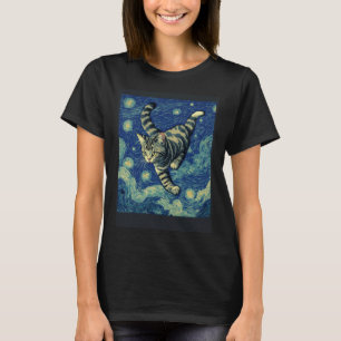 Surrealistische Impressionistische Kat Impressioni T-shirt
