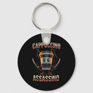 Surrealistische Italiaanse Brainrot Cappuccino Ino Sleutelhanger