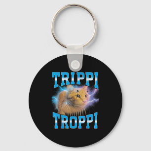 Surrealistische Italiaanse hersenrot meme trippi t Sleutelhanger
