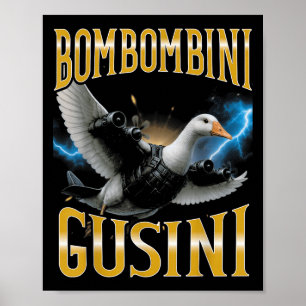 Surrealistische Italiaanse hersenschimmel Bombombi Poster