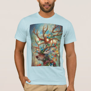 Surrealistische Kerstrendieren Met Versieringen & T-shirt