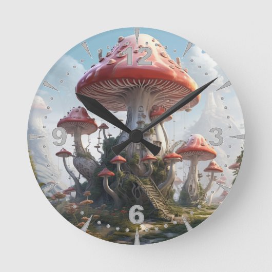 Surrealistische kunst - Dreamscapes Ronde Klok (Voorkant)