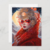 Surrealistische Lady Fantasy Kunst Briefkaart (Voorkant / Achterkant)