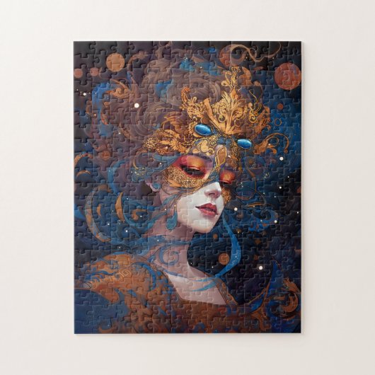 Surrealistische Lady Fantasy Kunst Legpuzzel (Verticaal)