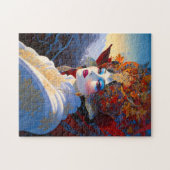 Surrealistische Lady Fantasy Kunst Legpuzzel (Horizontaal)