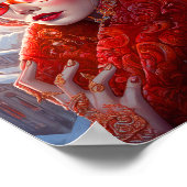 Surrealistische Lady Fantasy Kunst Poster (Hoek)