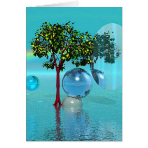 Surrealistische Landschaps Wenskaarten