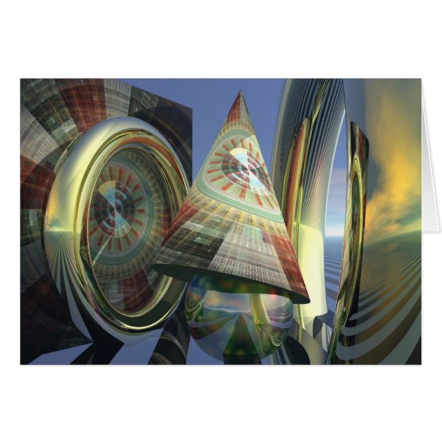 Surrealistische magische kaart (Voorkant Horizontaal)