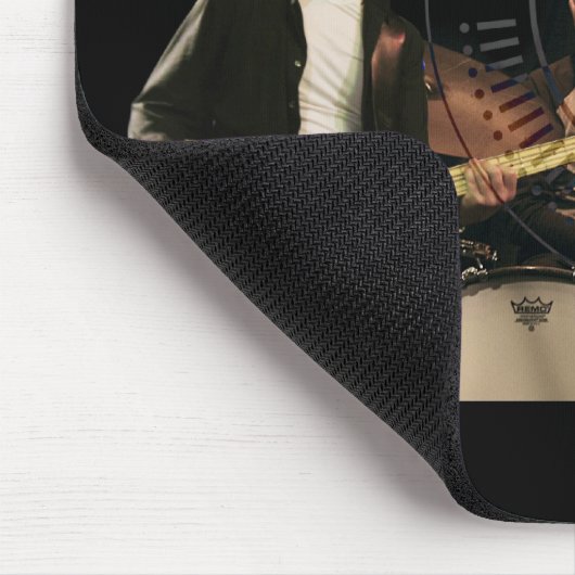 surrealistische man raze muismatje muismat (Hoek)