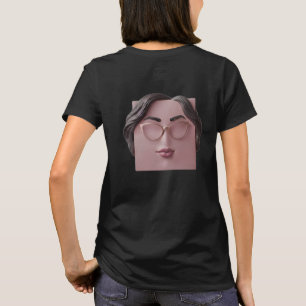 Surrealistische Minimalistische Vrouw T-shirt - Mo