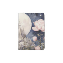 Surrealistische Moonstone Tower met Pioenrozen