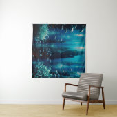 Surrealistische onderwaterstad van dromen wandkleed (In Situ (horizontaal))