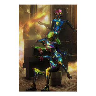 Surrealistische pianobar perfect poster