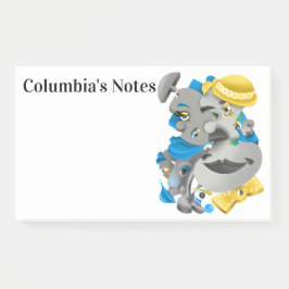 Surrealistische puzzel geconfronteerd met post-it- post-it® notes