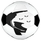 Surrealistische saxofonist voetbal (Gedraaid)