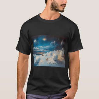 Surrealistische Sneeuwballen T-shirt
