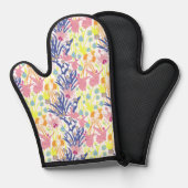 Surrealistische tuin ovenwant (Voorkant / Achterkant)