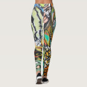 Surrealistische vlinder leggings (Achterkant)