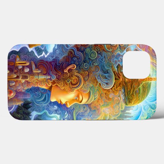 Surrealistische vrouwelijke landschap Fantastische Case-Mate iPhone Case (Achterkant (horizontaal))