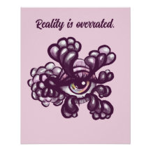 Surrealistische Weirdcore-ogenkunst in dromerige p