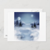 Surrealistische winter briefkaart (Voorkant / Achterkant)
