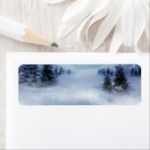 Surrealistische winter etiket (Insitu)