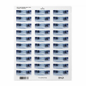 Surrealistische winter etiket (Full Sheet)