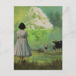 Surrealistische Yummy Limoen Desert in de zuivelwe Briefkaart