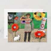 surrealiteit briefkaart (Voorkant / Achterkant)