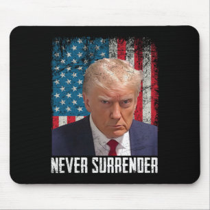 Surrender Trump Mok Shot 2024 President Amerikaans Muismat