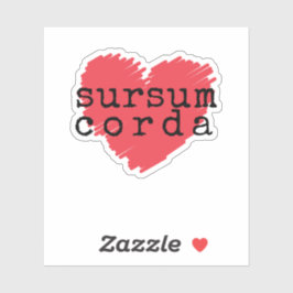 Sursum Corda Katholieke Latijnse Sticker