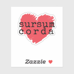 Sursum Corda Katholieke Latijnse Sticker