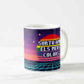 Surto Amb Els Meus Colors Catalan Pride Pixel Mug (Devant droit)