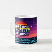 Surto Amb Els Meus Colors Catalan Pride Pixel Mug (Devant gauche)