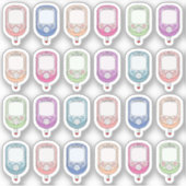 Surveillance du compteur de glycémie du Étiquette  (Devant)