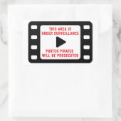 Surveillance Warning Sticker (Tas)
