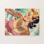 Surven Beach Pin-up Legpuzzel (Horizontaal)