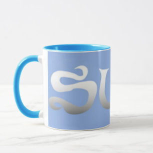 Surven blauw combo mok