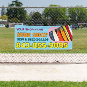 Surven Board Shop Custom Banner