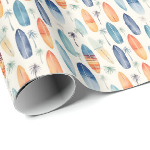 Surven Boards op Ivoor Cadeaupapier
