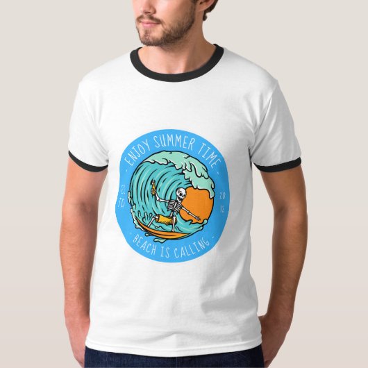 Surven en zomer t-shirt (Voorkant)