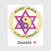 surven joden california sticker (Vel)