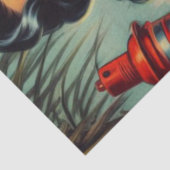 Surven pin-up Tissuepapier (Detail)