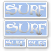 Surven rechthoekstickers sticker (Voorkant)