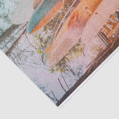 Surven Shack Surf Board Beach Decoupage Papier (Detail)