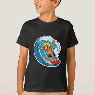 Surven the Waves - Ride the Adventure in stijl T-shirt