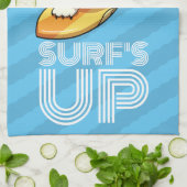 Surven Up Surfing Polar Beer met Cocktail Cartoon Theedoek (Gevouwen)