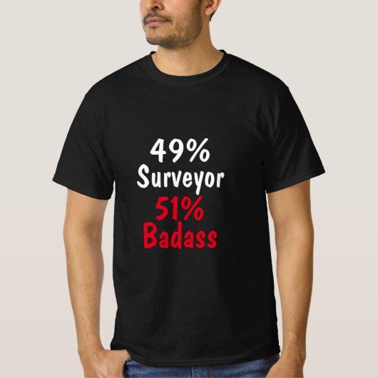 Surveyor Badass T-Shirt (Voorkant)