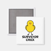 Surveyor Chick Magneet (Voorkant / Achterkant)