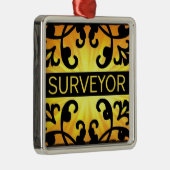 Surveyor Damask Ornement de Noël (Droite)